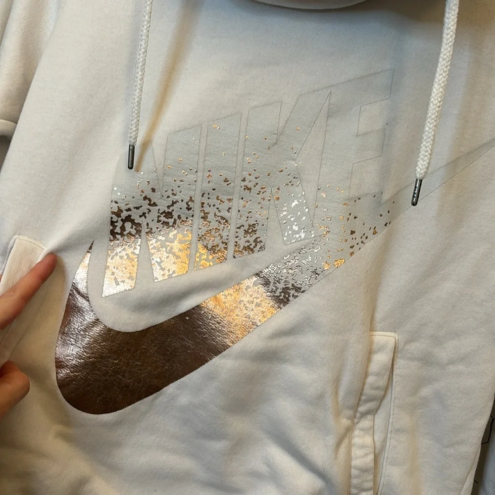 Nike Funnel Neck Metallic Hoodie